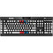 Serbia Soccer Flag K95 RGB PLATINUM Mechanical Gaming Keyboard Skin